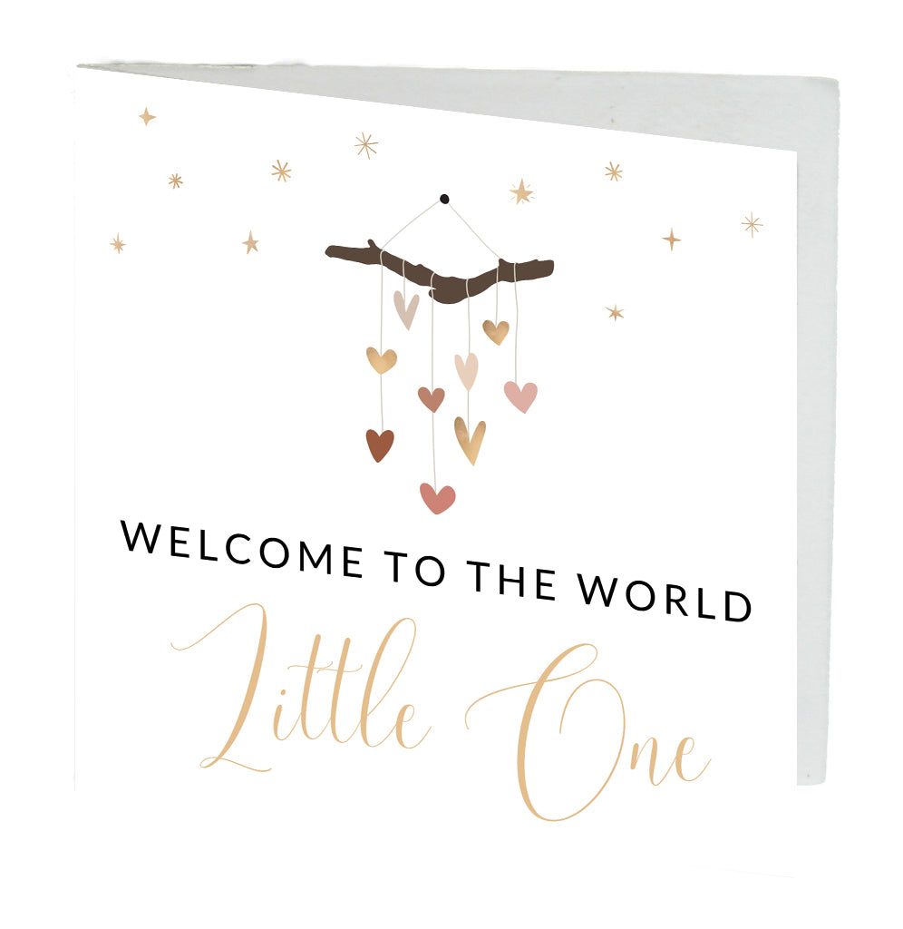 Gift Card Welcome to the World Little One Pack of 10 Envelopes included