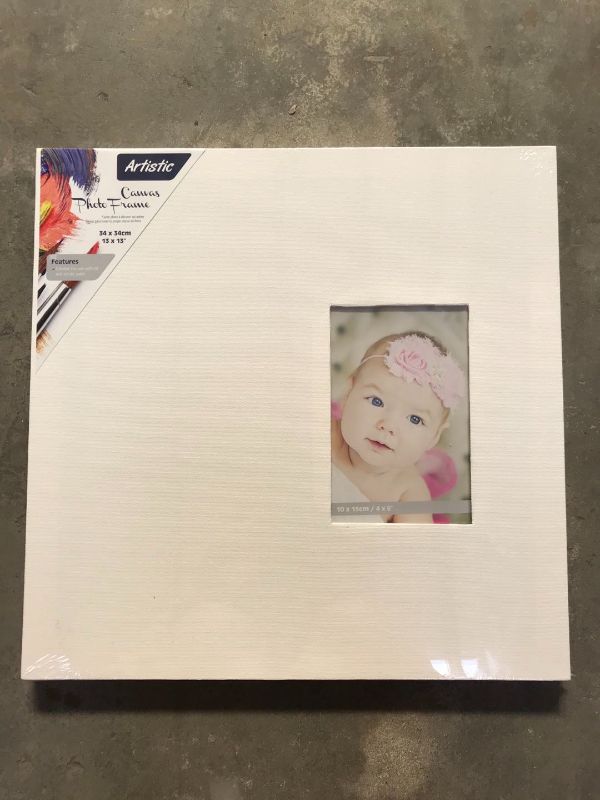 Canvas Diy Photo Frame - 34cm (Set of 6)