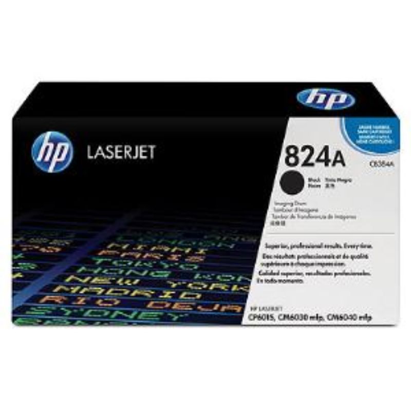 HP 824A (CB384A) Black Original LaserJet Image Drum - 23000 - 1 Each