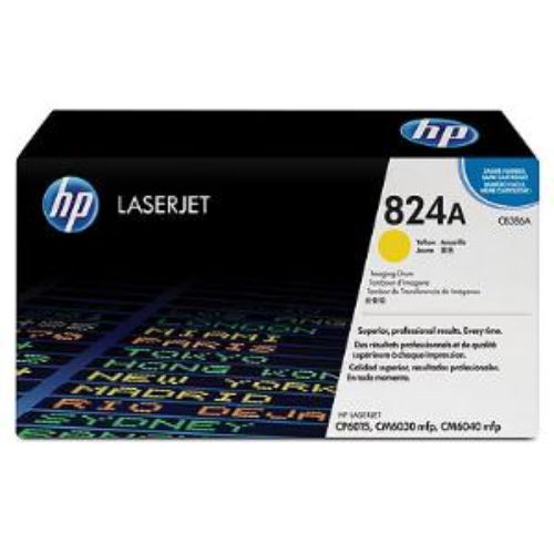 HP 824A (CB386A) Yellow Original LaserJet Image Drum - 23000 - 1 Each