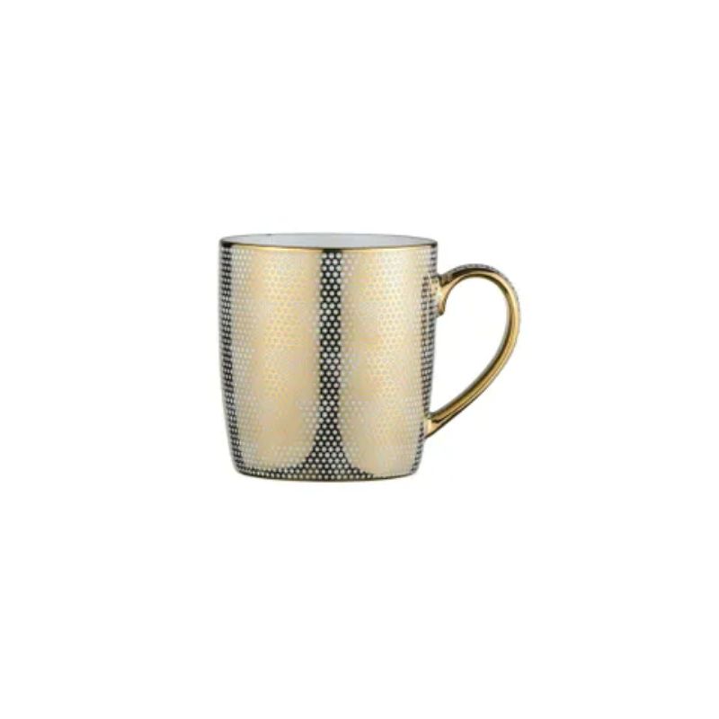 Bia Dots Espresso Mug Gold (Set of 4)
