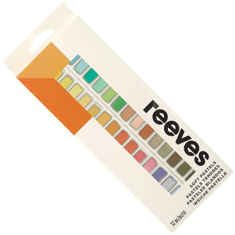 REEVES SOFT PASTELS 1/2 SET OF 32 - 1/2 SET 32