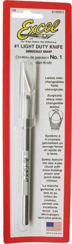 EXCEL K1 KNIFE WITH SAFETY CAP -