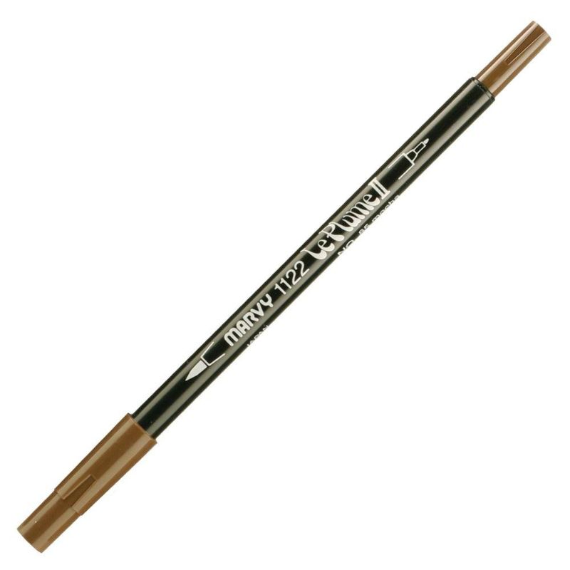 MARVY LE PLUME II DUALTIP MARKER - MOCHA 85