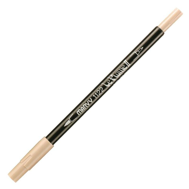 MARVY LE PLUME II DUALTIP MARKER - TAN 91