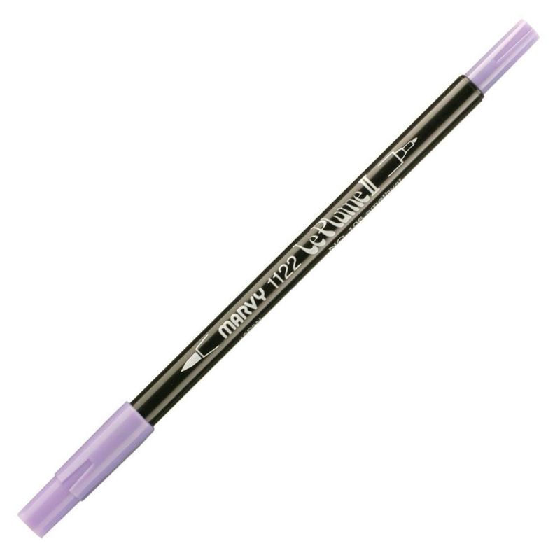 MARVY LE PLUME II DUALTIP MARKER - AMETHYST 106