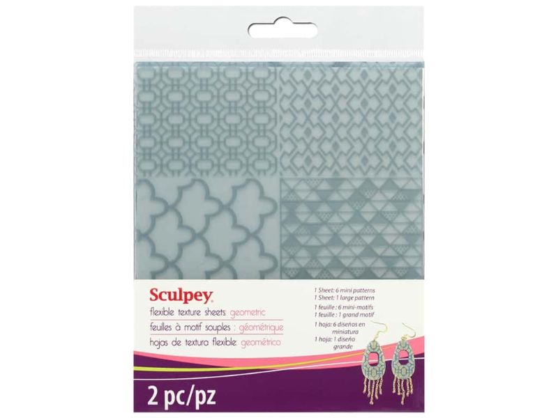 SCULPEY TEXTURE SHEET GEOMETRIC -
