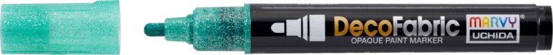 MARVY DECO FABRIC PAINT MARKER #223 - GLITTER GREEN