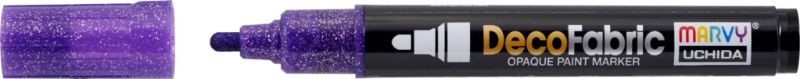MARVY DECO FABRIC PAINT MARKER #223 - GLITTER VIOLET
