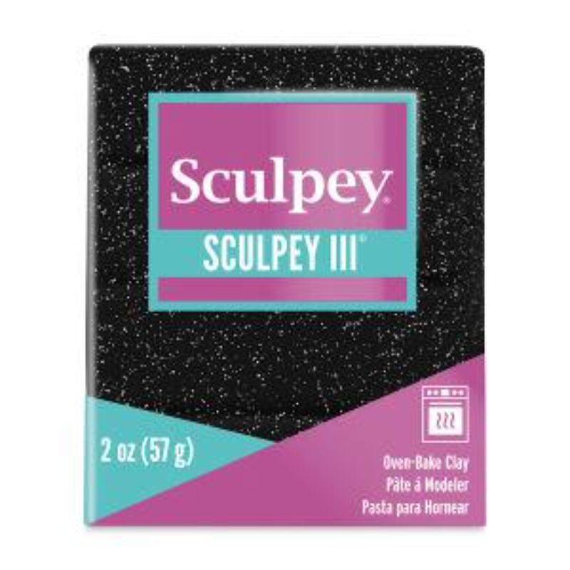 SCULPEY III 57G - BLACK GLITTER