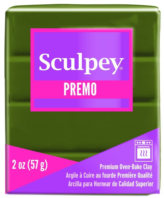 SCULPEY PREMO 57G OVEN BAKE CLAY - SPANISH OLIVE 5007