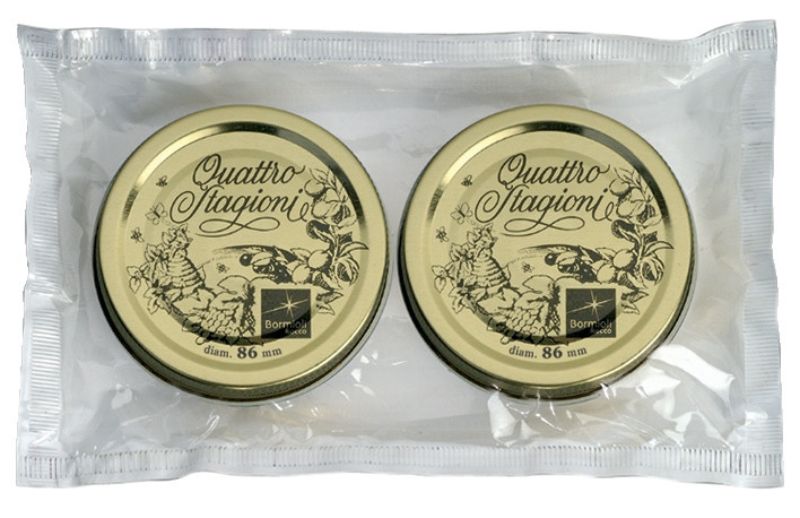 Bormioli Rocco - Set 2 Quattro Stagioni Lids 86mm - Set of 8