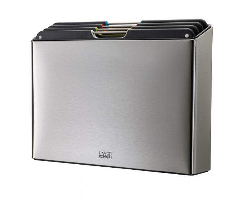 Joseph Joseph - Folio Steel 4-piece chopping board set – Stainless Steel