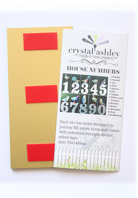 Elegant brushed silver house number '1', 70mm x 148mm, waterproof with double-sided tape for easy installation.