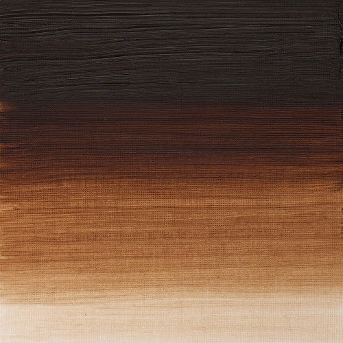 Rich burnt umber oil paint in 37ml tube, featuring high pigmentation and buttery consistency for versatile application.