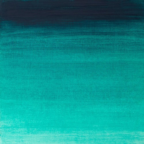 Vibrant 200ml Winsor & Newton Winton Oil Colour in Viridian Hue, high-quality paint for artists, ideal for various techniques.