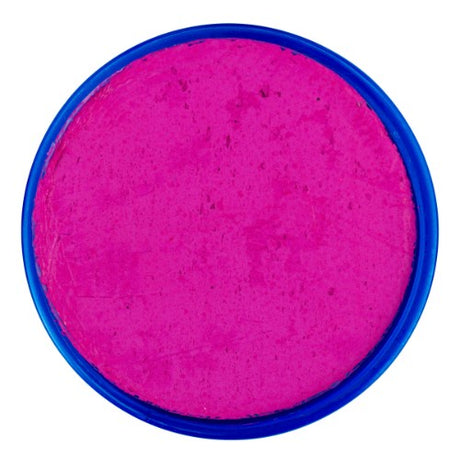 Vibrant fuchsia pink face paint in 18ml pot, perfect for parties and easy to apply and remove. Non-toxic and hypoallergenic.