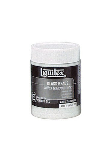 Liquitex Glass Beads Textured Effects Medium, 237ml, adds stunning dimension and light-reflecting texture to artwork.