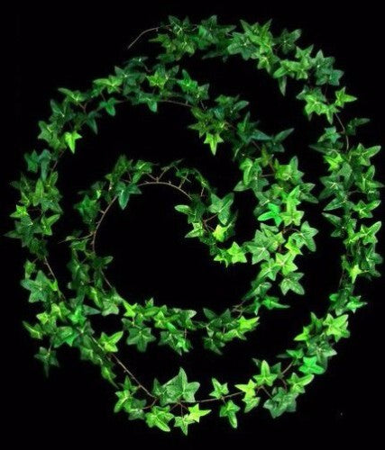 Long faux English Ivy garland (275cm) for versatile home decor, perfect for creating centerpieces or draping for elegance.