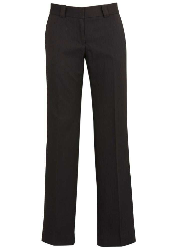 Stylish black hipster fit pants, size 12, crafted from soft polyester and bamboo charcoal for comfort and versatility.