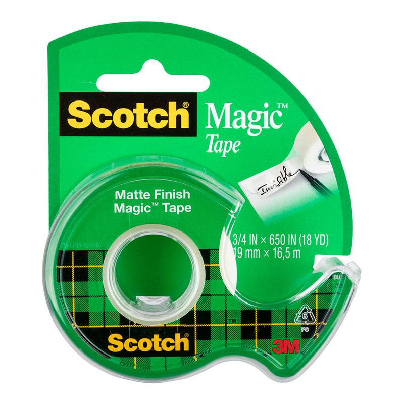 3M Scotch Magic Tape Dispenser  122 19mm x 16.5m