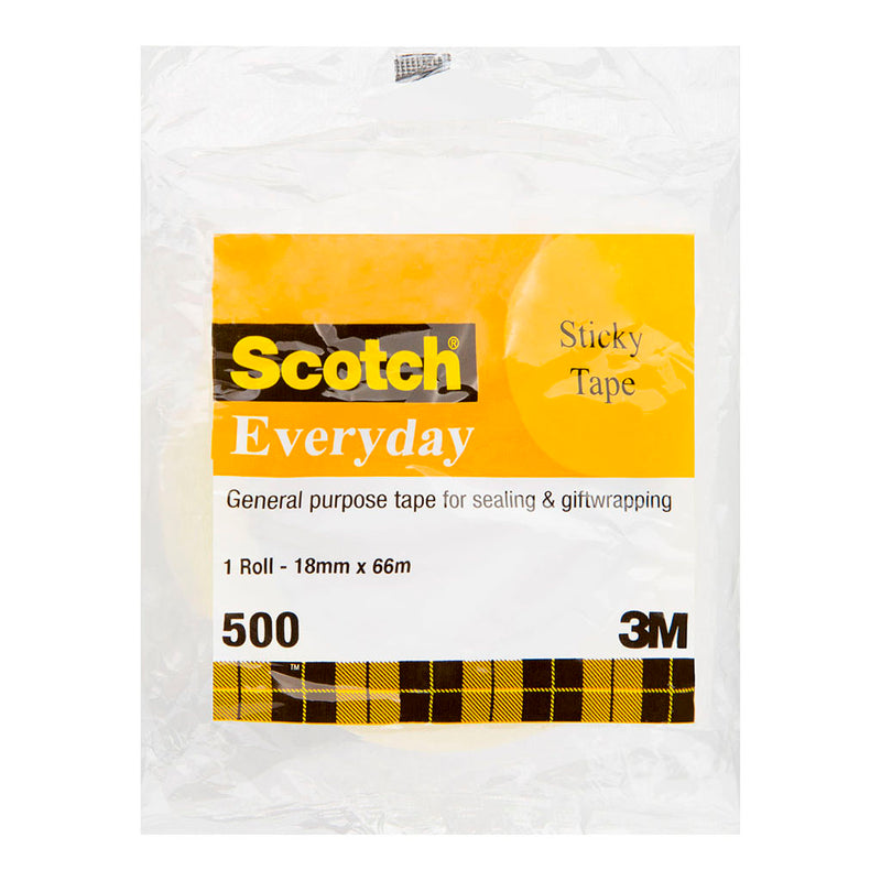 3M Scotch Everyday Tape 500 18mm x 66m
