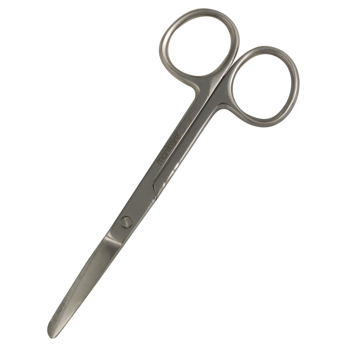 Manicare Nurses Scissors featuring blunt and sharp tips, crafted from stainless steel for safe and precise cutting in medical settings.