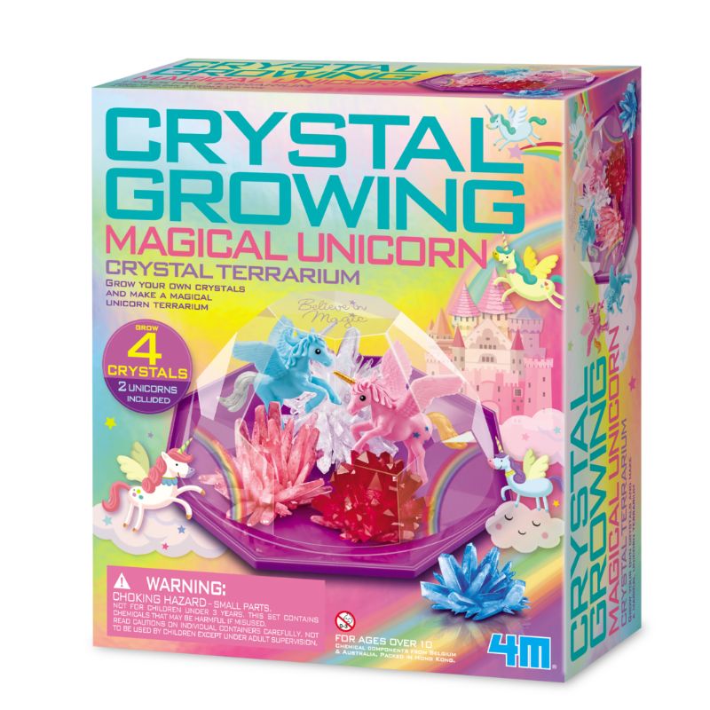 Crystal Growing Magical Unicorn Terrarium - 4M