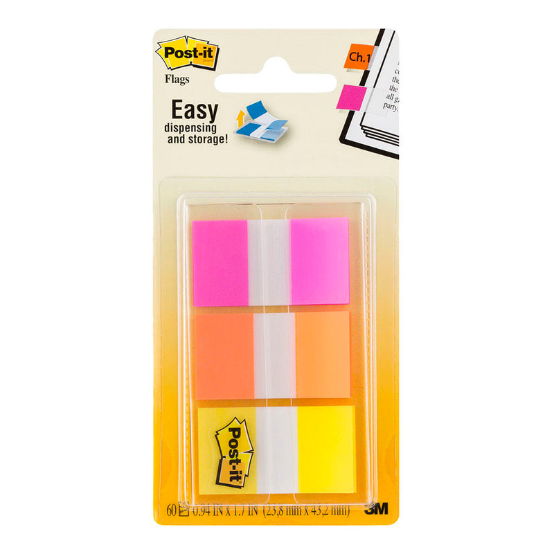 3M Post-it Flags 680-OLP Assorted Highlighting Colour Pkt/60