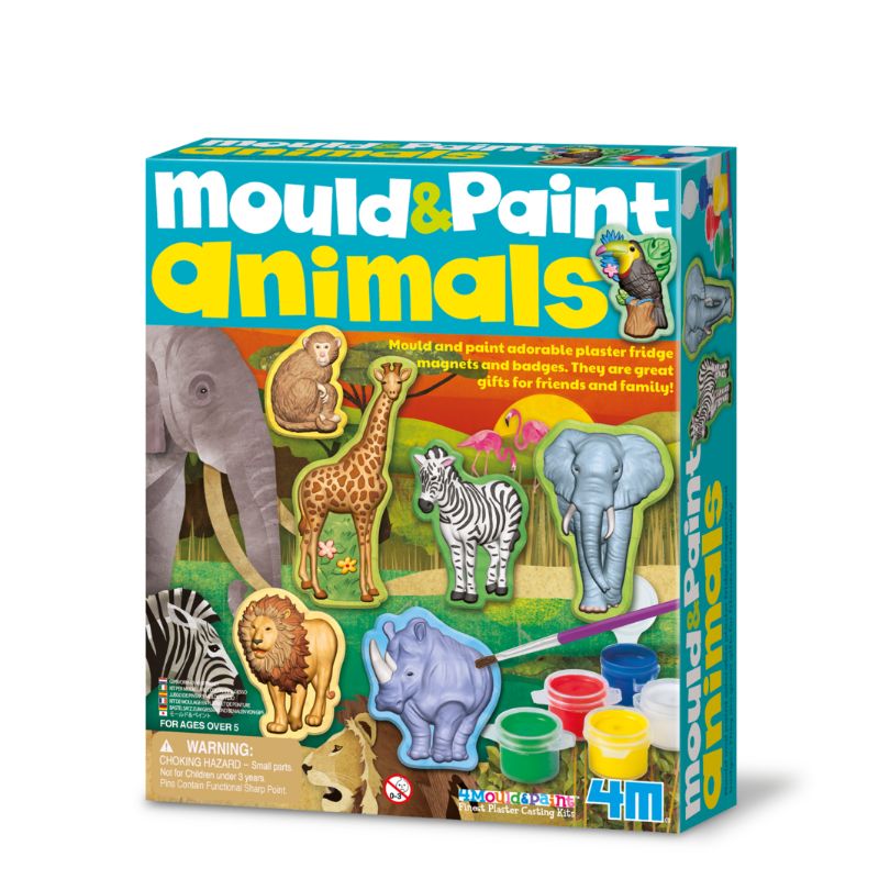 Mouls & Paint - Wildlife Animals - 4M
