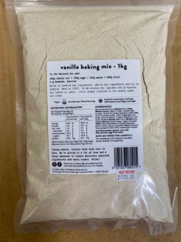 Baking Mix Vanilla - Rescued Kitchen - 1KG