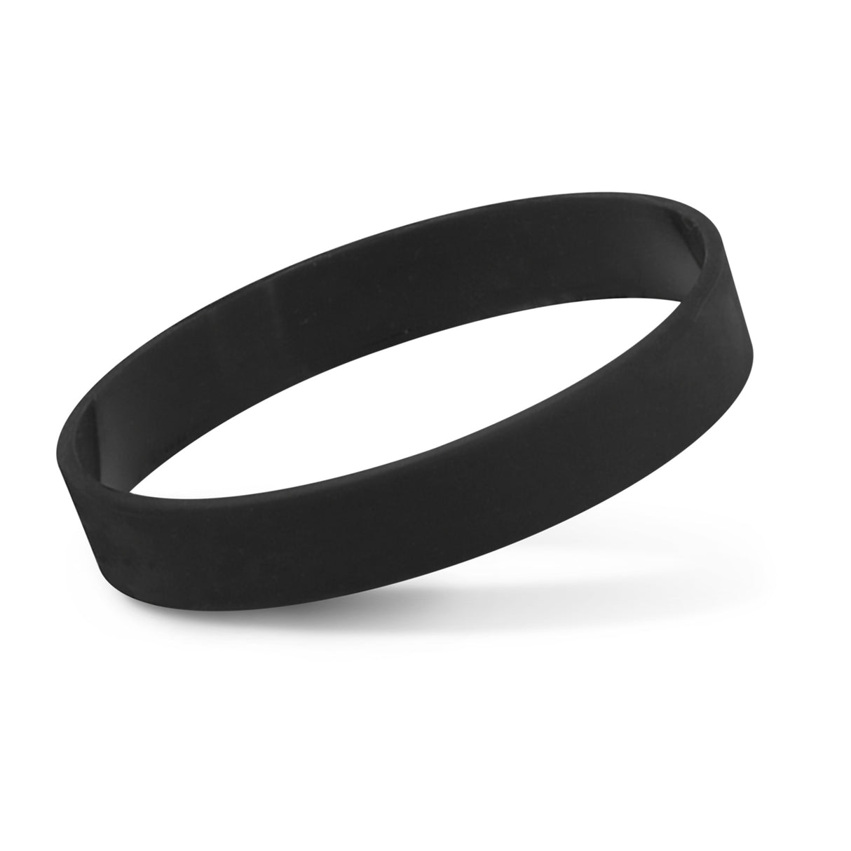 Pack of 10 durable black silicone wristbands for events, fundraisers, and promotional activities, perfect for all wrist sizes.