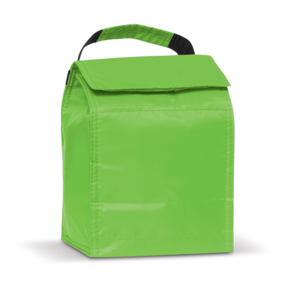 Three lime green Solo Lunch Cooler Bags with durable insulation for fresh meals and chilled drinks, perfect for on-the-go use.