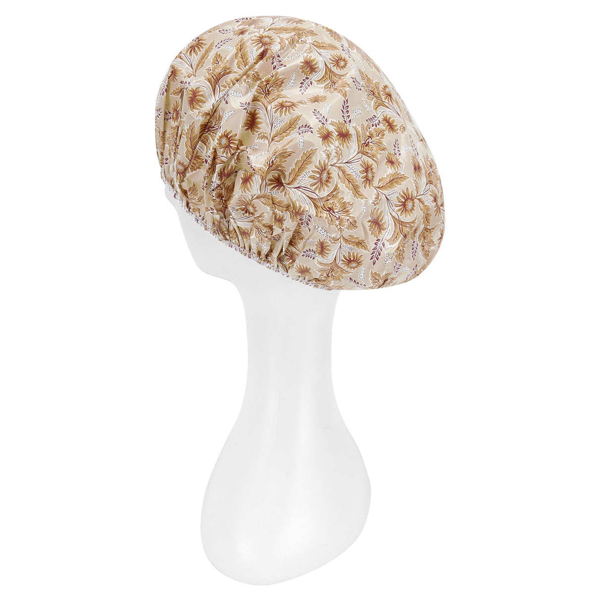 Stylish Lady Jayne Shower Cap protects hair from moisture and enhances conditioning treatments for maximum beauty care.