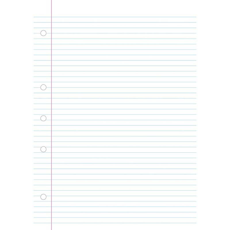 A4 Warwick Pad 7B8 with 75 ruled pages, 7mm spacing, ideal for organized note-taking in various subjects.