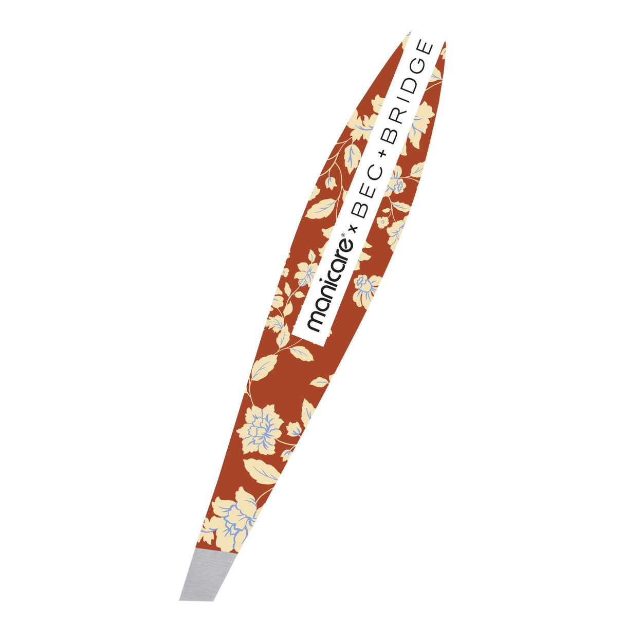 Compact colour-coated stainless steel tweezers with ultra-fine tips for precise grooming in assorted vibrant colours.