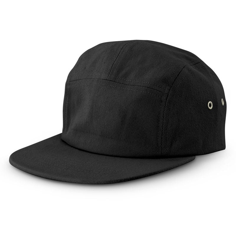 Set of 12 Catalyst Black Caps featuring a low-profile design, heavy brushed cotton, and adjustable Velcro closure for comfort.