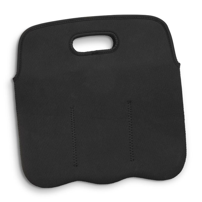 Stubby Cooler Bag in black, set of 6, designed for carrying and keeping drinks cool, featuring insulated neoprene and secure compartments.