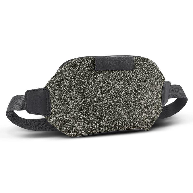 Sleek grey Urban Belt Bag by XD Design, featuring anti-theft design, adjustable strap, and RFID protection for secure city adventures.
