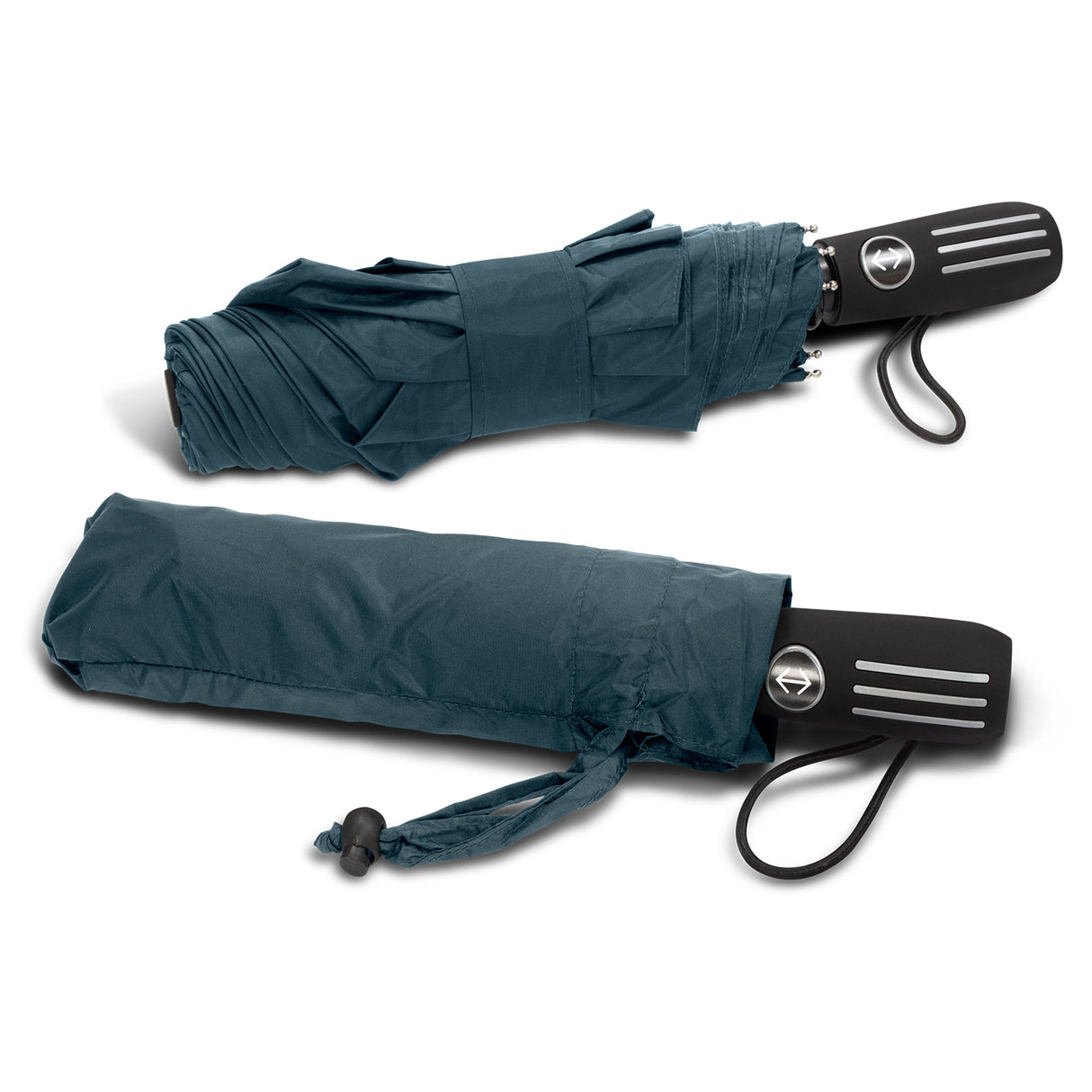Navy PEROS Director Umbrella with a 1050mm canopy, sturdy frame, and automatic open/close feature for stylish weather protection.