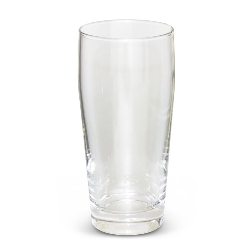 Set of 6 Rocco Beer Glasses, 380ml, clear glass tumblers with elegant design, perfect for craft beers and cocktails.