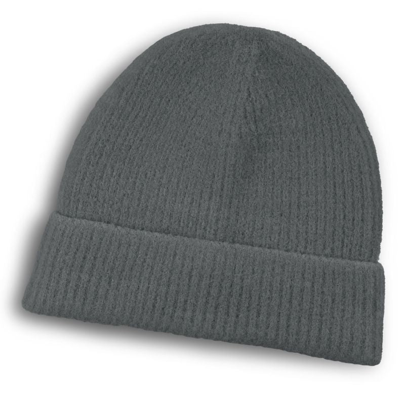 Dark grey avalanche brushed beanie with thick cuff, perfect for warmth and style in chilly weather. Pack of 6 units.