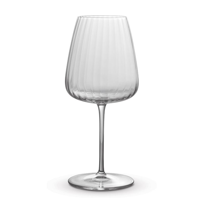 Clear lead-free crystal Bordeaux glasses set of four, featuring retro design, enhanced aeration, and durability for fine wine enjoyment.