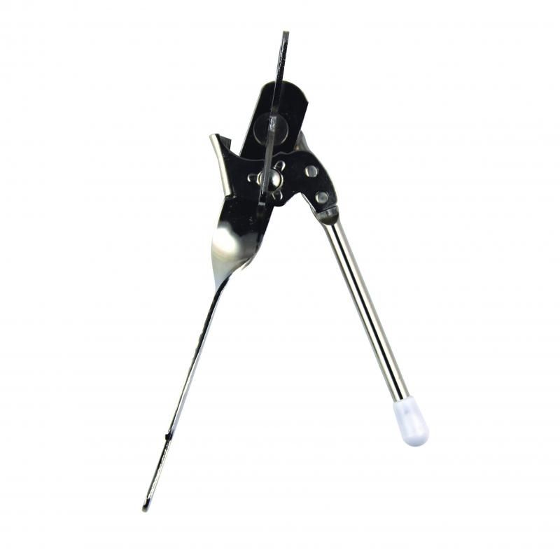 Avanti Butterfly Can Opener in stainless steel with a traditional design for easy can opening at home or outdoors.