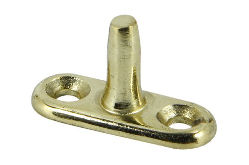 Brass-plated pegs for fanlight stay, crafted from zinc, 33 x 13 x 20 mm, ideal for stylish window functionality.
