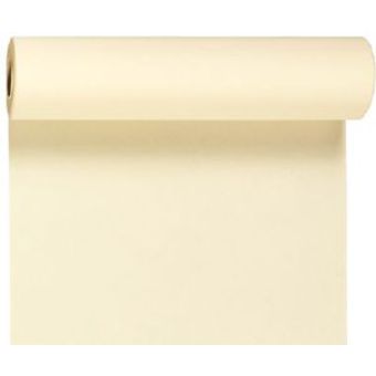 Champagne Dunicel Table Cloth Roll, 4.8m, linen-like, perforated for versatile table settings at events and gatherings.