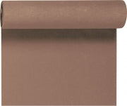 Dunicel Table Cloth Roll in cafe color, 4.8m long, linen-like texture, perfect for elegant dining and versatile decor.