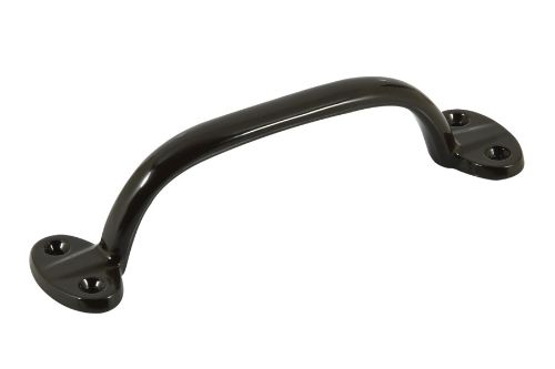 Grip Handle 165mm in Florentine Bronze finish, stylish zinc pull handle for cabinets and doors, durable and elegant design.