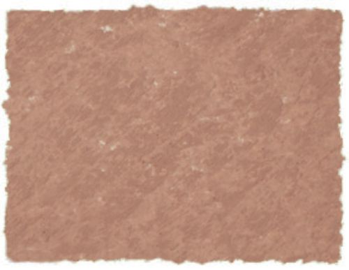 AS Square Pastel Burnt Sienna B, a soft, creamy square pastel in warm earthy tones for rich textures and effortless blending.