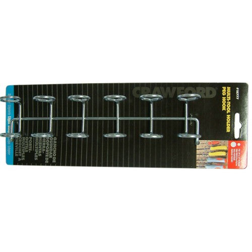 Wire pegboard hooks designed for organizing tools and accessories in garages and workshops, compatible with standard 1/8" pegboards.